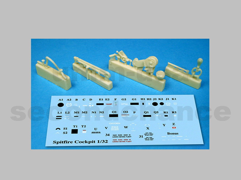 BR32003 Spitfire Cockpit Upgrade Set 1/32